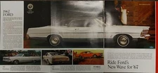 Original 1967 Ford AD: '67 Fairlane, '67 Mustang and LTD 2-Door Hardtop on top