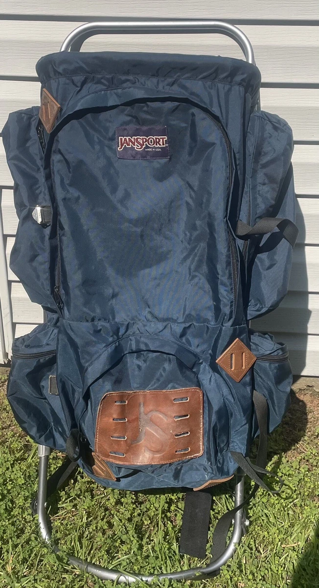 Vintage Jansport External Frame Backpack Hip Wings Hiking, 53 OFF