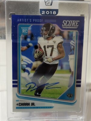 2018 Honors Score Blue Artist Proof Rookie DJ Chark Jr #12/35-SEALED by Panini!