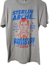 Jerzees Brand Sterling Archer Dangerzone President 2016 Short Sleeve T-Shirt.