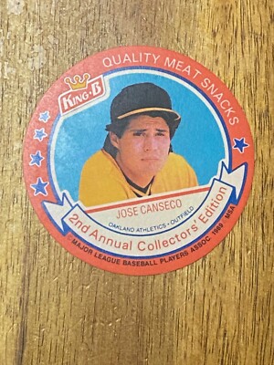 1988 KING B COLLECTOR'S EDITION JOSE CANSECO #17 DISK