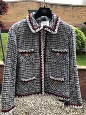 Edward Achour Jacket Size 46 Uk 14 Pit To Pit 19’ Length 21’