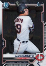 2021 TOPPS BOWMAN CHROME - AARON SABATO