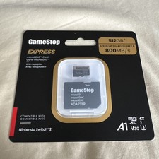 GameStop 512GB Express Micro SD Card for Nintendo Switch 2