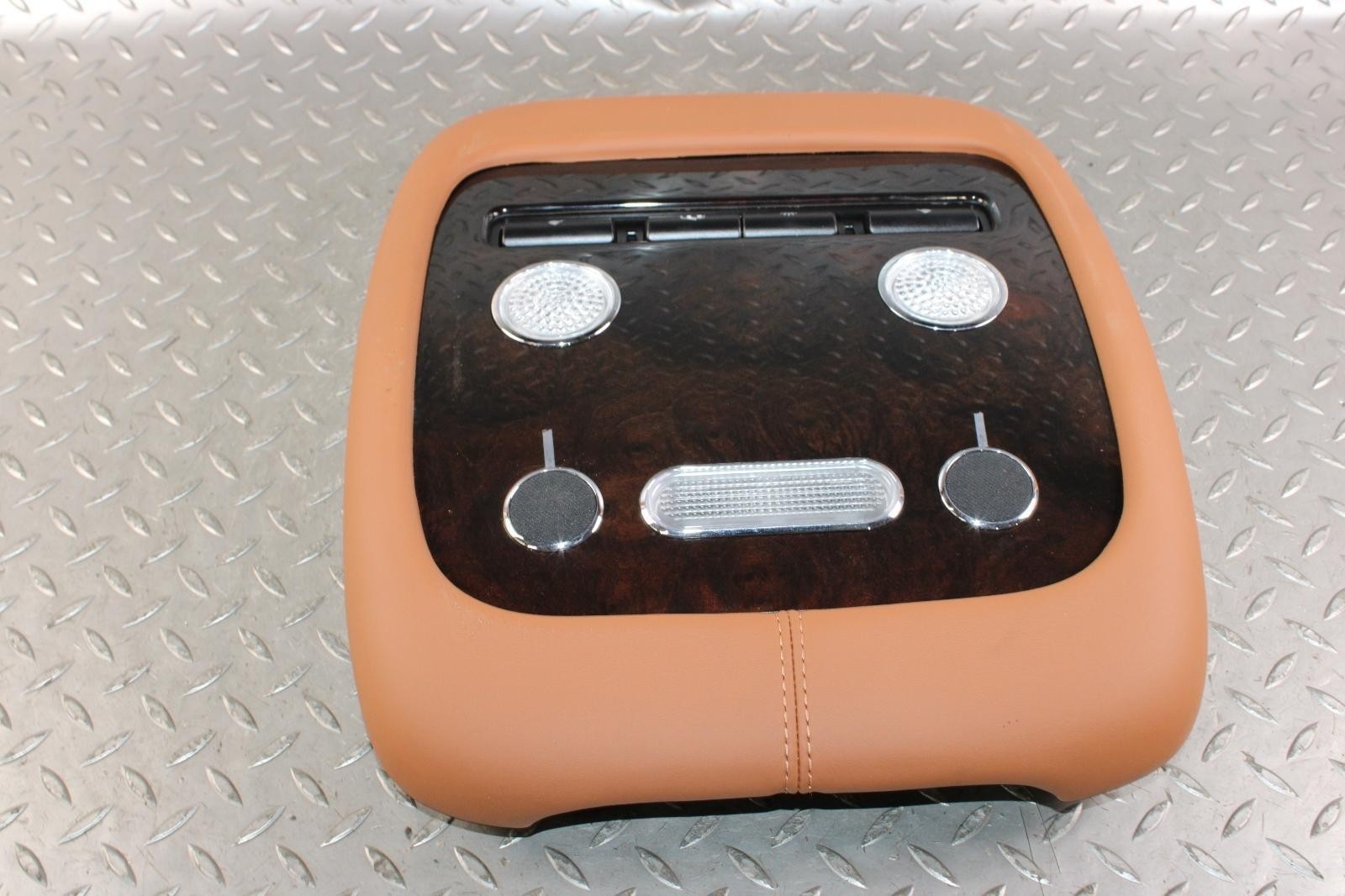 13-18 Flying Spur Black Brown Overhead Roof Center Console Map Dome Light OE WTY