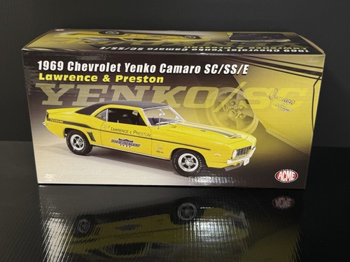 Serial #0004 🔥 1969 Chevrolet Camaro 427 SC / SS / E Yenko Yellow 1/18 Acme GMP - Picture 12 of 12