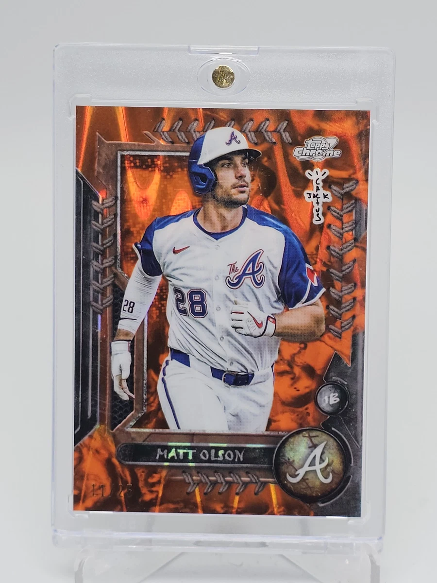 Matt Olson Baseball Serial Numbered Sports Trading Cards