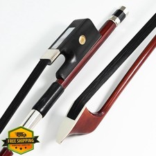 Brazilwood French Double Bass Bow 3/4 Size Handmade Deep Sound