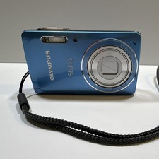 Olympus Stylus 5010 Compact Digital Camera 14MP 5x Zoom Blue Built-in Flash
