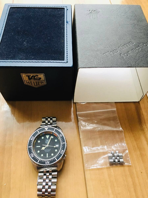 TAG HEUER Deep Dive 980.023N Black Date 1000m Men's Quartz Watch