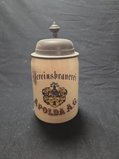 0 4 Liter Brauerei Bierkrug Vereinsbrauerei Apolda A.G.
