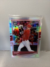 2020 Panini Donruss Optic Shohei Ohtani Silver Holo  Prizm #118 Angels