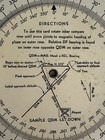 1945 DF QDM Consolidated Vultee Aircraft Time Converter Navigation Wheel 5.75” — photo 5