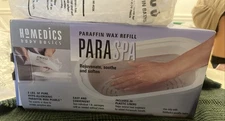 HoMedics ParaSpa Paraffin Wax Refill Complete Kit 2 lbs 20 Liners New Open Box