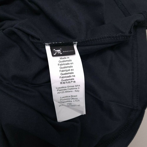 Oakley Hombre Camiseta Negro Algodón Oculto Vertical Camou Xk0 Talla S - Imagen 8 de 9