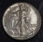 1942 Walking Liberty Half Dollar Choice BU   Lot 3446