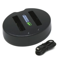 Wasabi Power USB Dual Charger for Pentax D-LI106