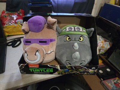 Teenage Mutant Ninja Turtles - Bebop & Rocksteady Heads Plush Gift Set (9'') - To