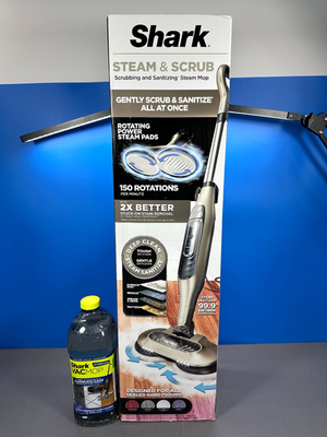 #ad #ad SHARK STEAM amp; AND SCRUB SCRUBBING SANITIZING MOP HARDWOOD MARBLE TILE STONE NEW $149.89