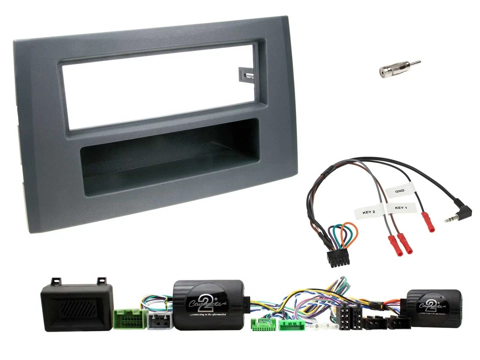 JVC Bluetooth DAB USB Lenkrad Autoradio für Volvo XC 90 2004-2014 anthrazit - Bild 3 von 4