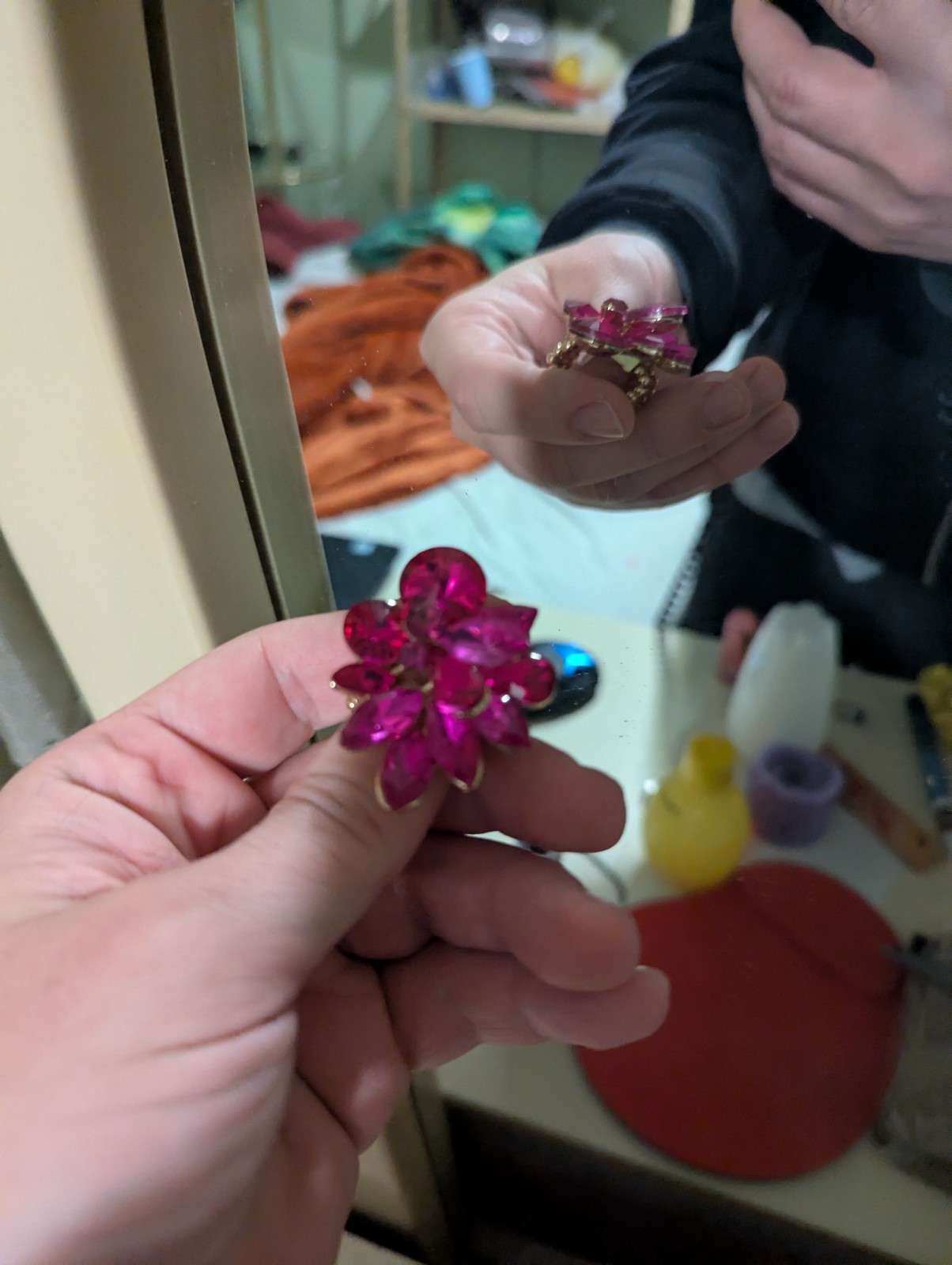 Fuchsia stretch Ring - image 15