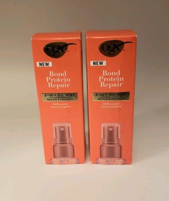 2-Pack New OGX Sealing Serum Bond Protein Repair Hair Treatment 1.7oz Each NIB