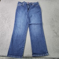 Gloria Vanderbilt Amanda Jeans Womens 14S Blue Medium Wash High Rise Tapered