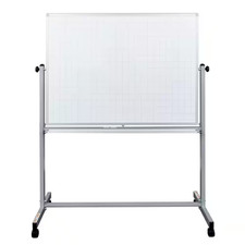 Lean Board 48 In. X 36 In. Mobile Magnetic Whiteboard 1-Pack