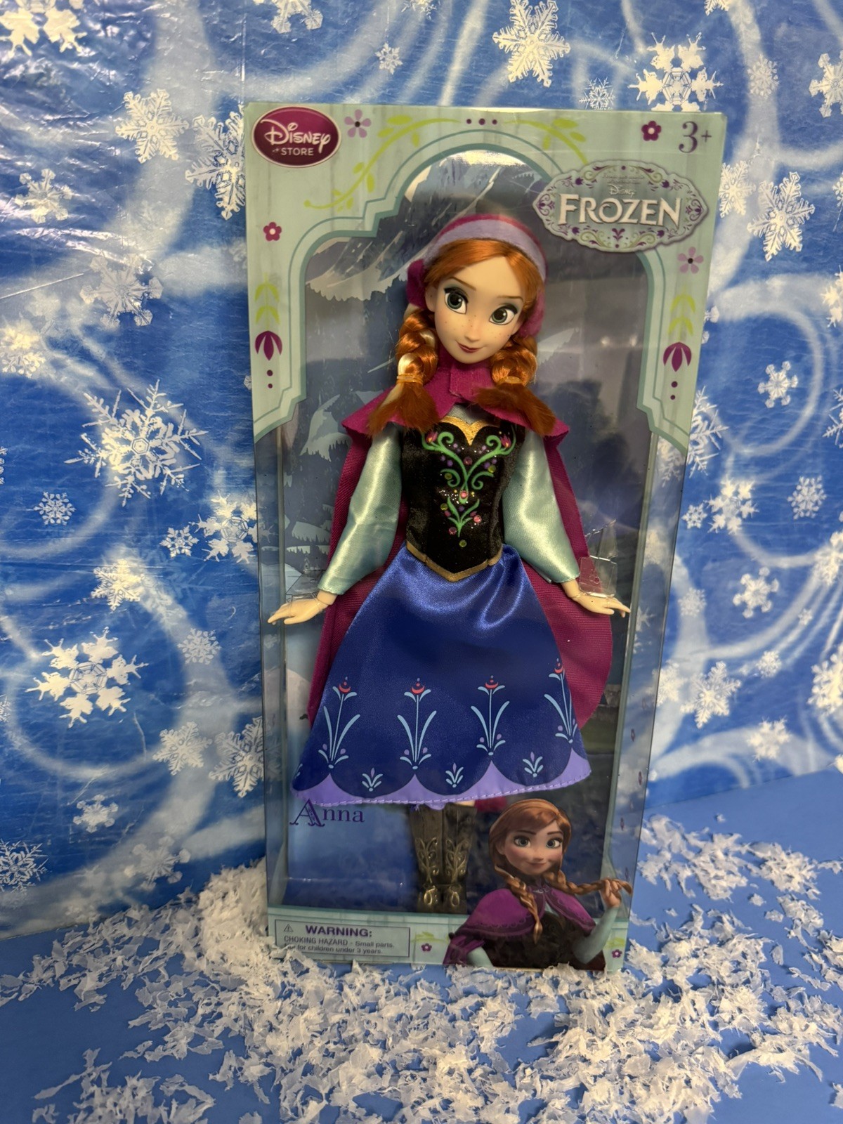 DISNEY STORE FROZEN CLASSIC DOLL COLLECTION ANNA ELSA KRISTOFF HANS SEALED NIB