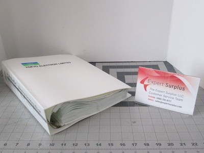 TEL Tokyo, ALPHA-8S-E, Electrical Drawing Book P-Doped-POLY, Used