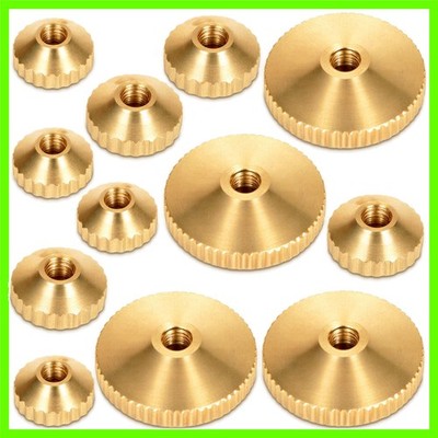 12 Pcs Brass Clock Hand Nut Assortment, 5/6/10mm, Replacement for Clock Hand,...