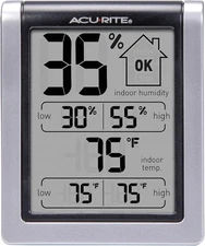 "AcuRite Wireless Digital Indoor Thermometer and Hygrometer Monitor for Inside T