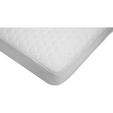 Waterproof Cradle/Bassinet Mattress Protector Quilted Cotton Fitted