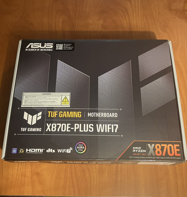 ASUS TUF Gaming X870E-PLUS WIFI7 AM5 ATX Motherboard - SEALED