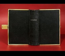 1800s Vintage Holy Bible Old New Testaments Leather Clasp Oxford Edition 