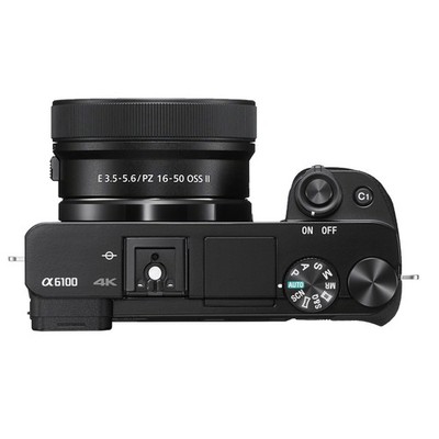 Sony Alpha a6100 24.2MP Mirrorless Camera - Black (with 16-50mm