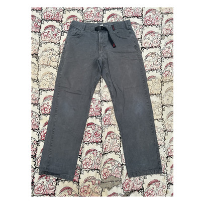 Gramicci Men s Gray Cotton Twill Straight Leg GorpCore Pants M 