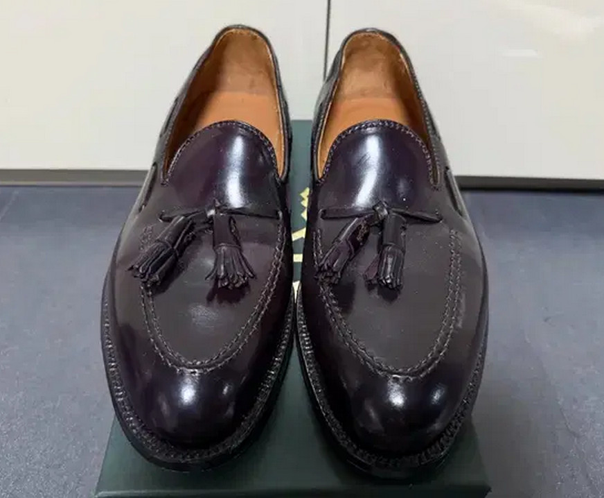 Alden 563 Color 8 Shell Cordovan Tassel Loafer