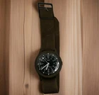 Vtg 80s Timex Field Camper Watch Military MacGyver Style Manual Wind 12/24 Hr WR