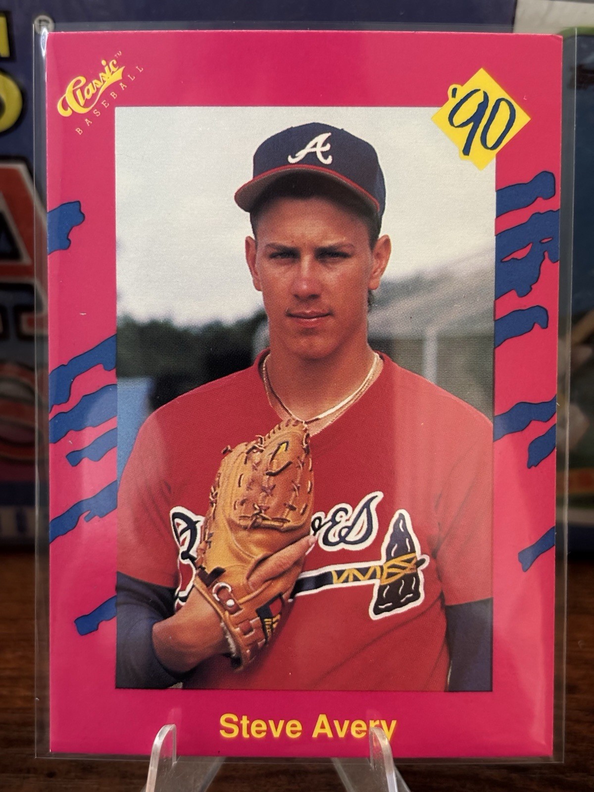 1990 Classic Update Pink Travel Edition - Steve Avery #T4