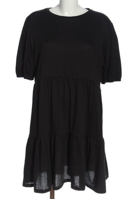 H&M DIVIDED Minikleid Damen Kleid Gr. DE 40 schwarz Casual-Look