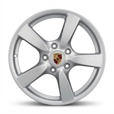 2006-2008 Porsche Cayman 18 Oem Wheel Rim - Silver 2006-2008 Porsche Cayman 18 Oem Wheel Rim - Silver