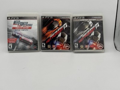 Need for Speed Rivals + Hot Pursuit & Limited Edition PS3 Lot Tested Complete