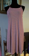 Love Fire Size XL Red & White Sleeveless Dress