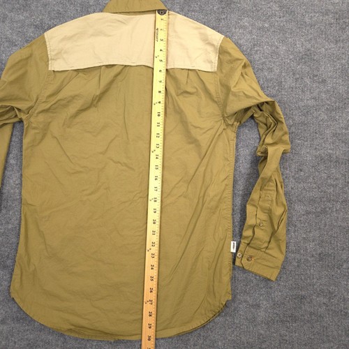 Orvis Shirt Mens S Olive Green Vented Fishing Shooting Lightweight Long Sleeve - Picture 7 of 10