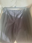Womens Size 10 Pull on Stretch Black Pants with Brass buttons on Legs — photo 8
