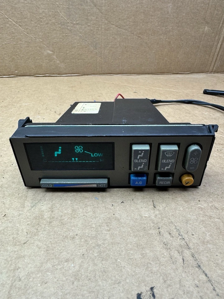 Panel de control climático Chevy Silverado GMC C/K 1500 2500 1988-1994 P/N: 16204785 Foto 2 de 4
