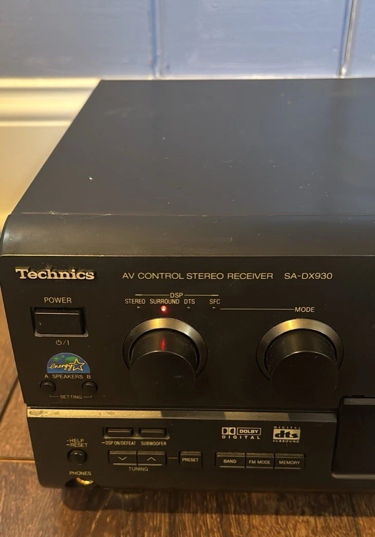 Technics SA DX930 5.1 Channel 500 Watt Receiver for sale online | eBay