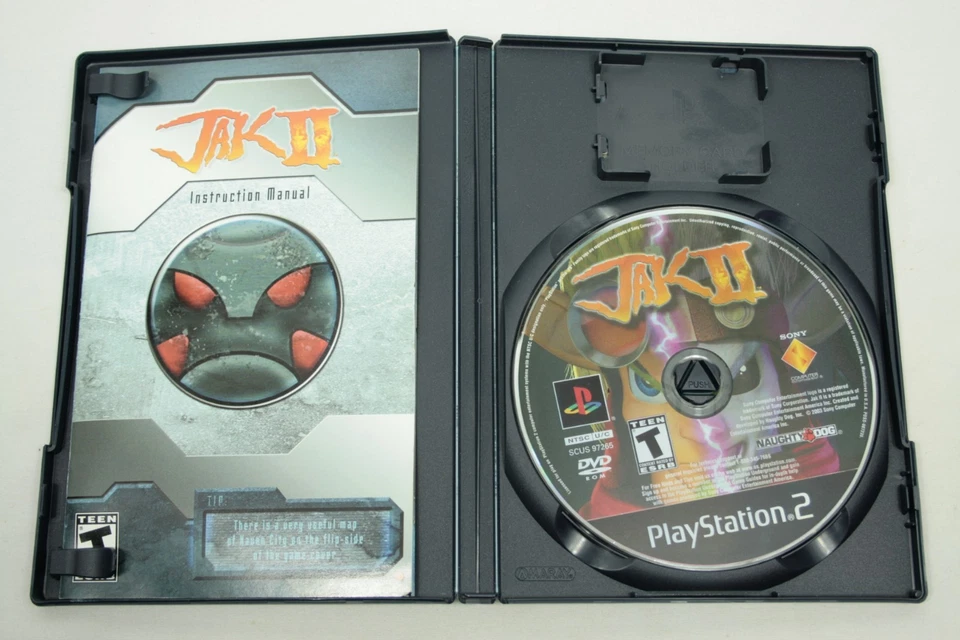 Jak 2 II PS2 CIB Sony PlayStation 2 2003 Black Label Complete w/ Manual Tested B - Image 3 of 4