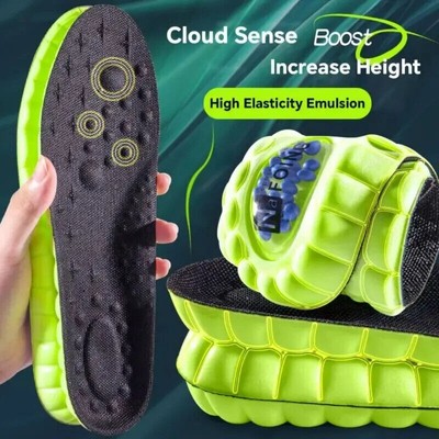 4D Cloud Einlegesohlen für Sportschuhe, PU Luftpolster